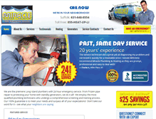 Tablet Screenshot of miracleplumbingny.com